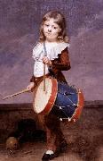 Martin  Drolling Portrait of the Artist-s Son as a Drummer Spain oil painting artist